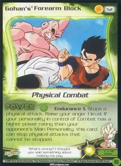 Gohan's Forearm Block - 052 - Unlimited Edition